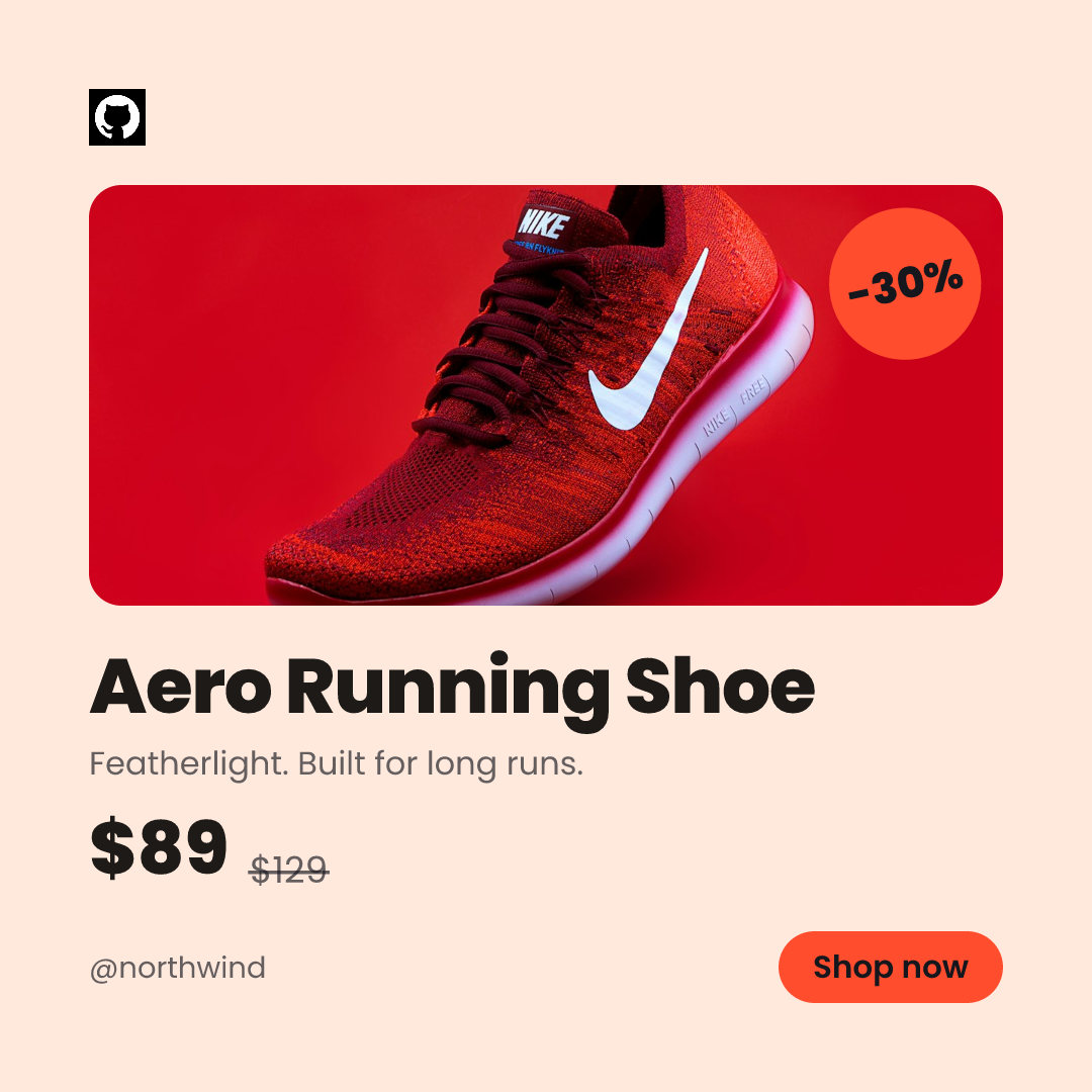 Product promo